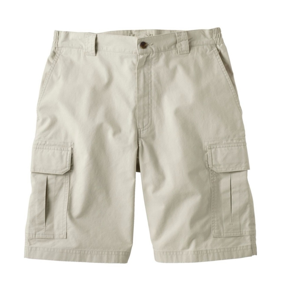 L.L. Bean Tropic-Weight Cargo Shorts in Stone Comfort Waist 9” Men’s Sz 38